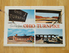 Livret photo pliant vintage 1959 Ohio Turnpike vues diverses