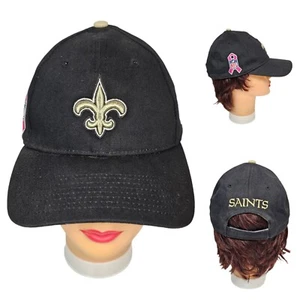New Orleans Saints New Era 9Forty Hat Cap Women Breast Cancer Awareness Patch - Picture 1 of 10