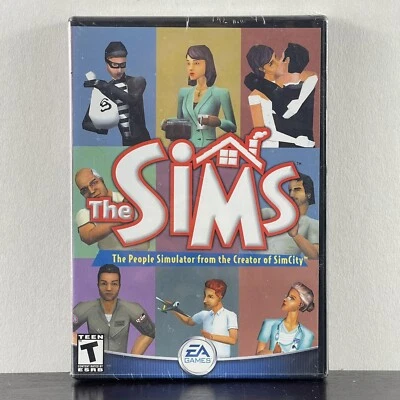 The Sims 1 Original PC Game  2000 2002 EA People Simulator New Sealed - Image 1 of 4
