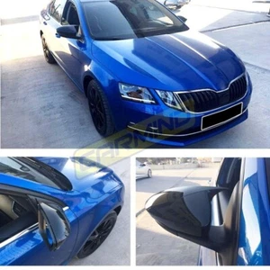 Mirror Cover Black Bat Style for Skoda Octavia Mk3 2015 - 2020 - Bild 1 von 4