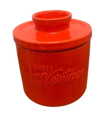 Sweet Heritage Candle Apple Red Butter Bell Farmhouse 4.5” Height x 4 Width - Image 1 of 4