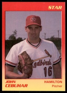 1989 Star John Cebuhar Hamilton Redbirds #8