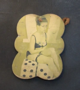 Vintage 60’s Lufterfrischer Ephemera Girl Pretty PIN UP Risque Original Girlie - Bild 1 von 2