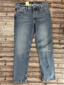 Nudie Jeans Co Shady Sadie Jeans color Indigo Blues Size 30 32L NWT mspr 195 - Picture 1 of 6