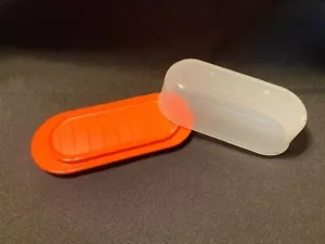 NEW Tupperware Impressions Butter Dish - 1 stick - ROSEY ORANGE - FREE SHIPPING! - Picture 1 of 1
