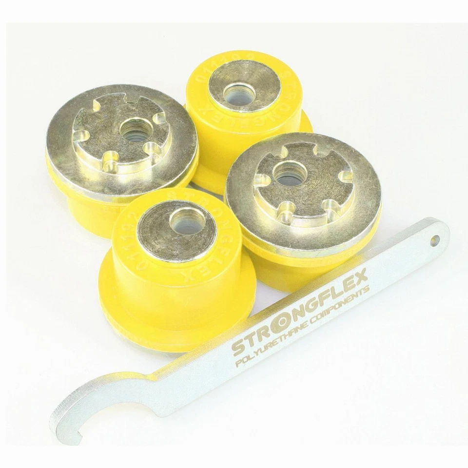 Kit de buje de brazo superior delantero PU excéntrico 016080A para Alfa Romeo 147, 156, 166 Foto 1 de 1