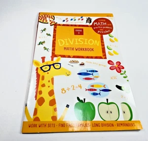 Bendon Division Workbook Grade 3 Word Problems 32 Pages Homeschool Math New - Picture 1 of 16