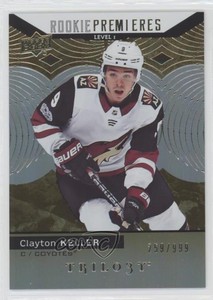 2017-18 Upper Deck Trilogy Premieres Level 1 /999 Clayton Keller #81 Rookie RC