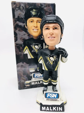 Pittsburgh Penguins Evgeni Malkin SGA Bobble GENO #71 2007 BOBBLE HEAD ORIG BOX Cover