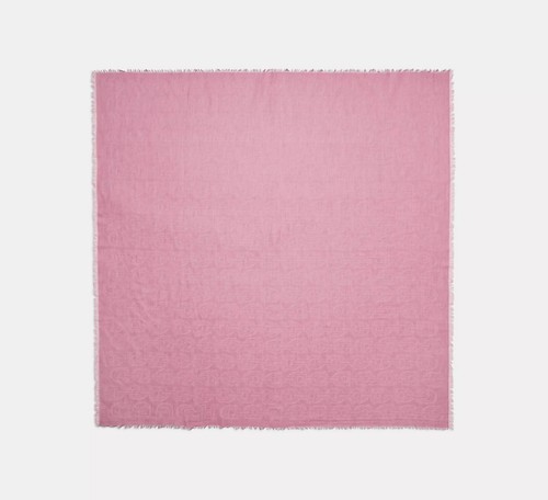 Monogramma maglia catena Coach firmato oversize 54" quadrato 100% cotone nuovo con etichetta