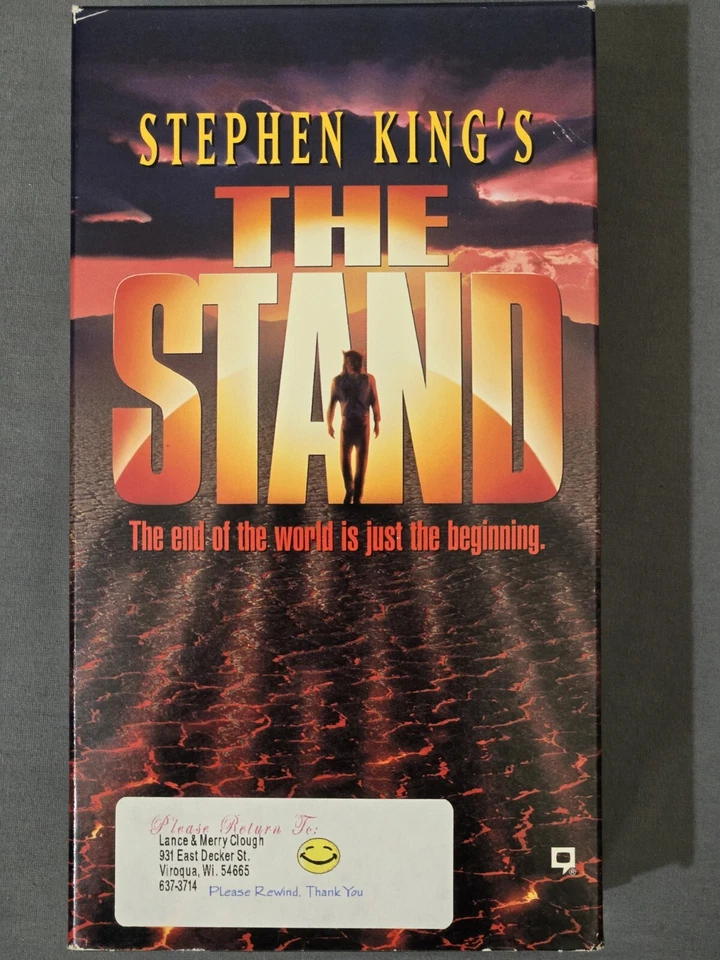the stand VHS horror movie stephen king 2 tapes - Image 1 of 4