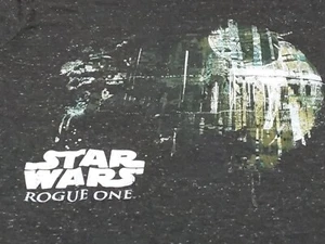 Star Wars Rogue One Adult New T-Shirt - Death Star Pic XL Black - Picture 1 of 3