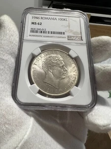 100.000 Lei 1946, Romania NGC MS62 - Picture 1 of 4