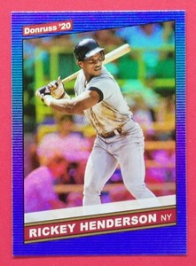 2020 Donruss Retro 1986 Holo Blue Parallel Baseball - Pick Your Card