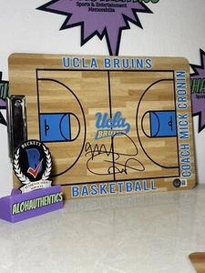 MICK CRONIN UCLA BRUINS SIGNED BASKETBALL CLIPBOARD BECKETT BAS COA - Picture 1 of 1
