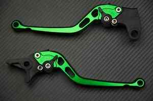 Long Brake and Clutch Levers Lever Pair green BUELL XB12Ss XB12 SS	2002-2008