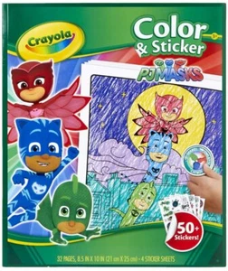 Máscaras PJ Libro de colores y pegatinas SELLADO (32 páginas, más de 50 pegatinas) - Imagen 1 de 1