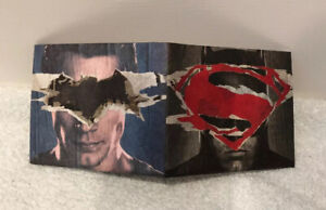 Loot Crate Batman Vs. Superman Wallet Tyvek Wallet Strong Thin New