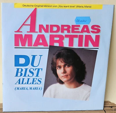 Vinyl - Single Andreas Martin - Du bist alles (Maria, Mari) / Nachtblind - Bild 1 von 2