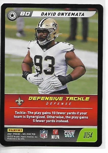 2021 Panini NFL Five TCG David Onyemata Uncommon Card U154 - Bild 1 von 1