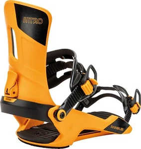 Nitro Rambler Snowboard Bindings Men's Medium (US 7-10.5) Orange New 2025 - Picture 1 of 10