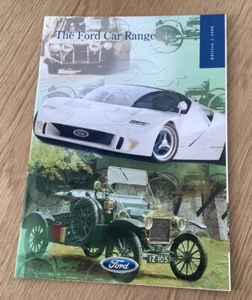 The Ford Car Range 1st Edition 1996 Vintage Collectable Centenary Brochure - Picture 1 of 2