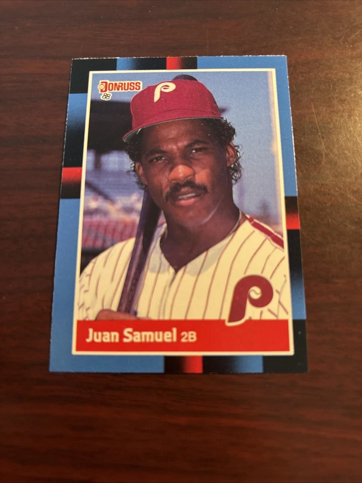 1988 Donruss - Juan Samuel #288 Philadelphia Phillies - Image 1 of 1