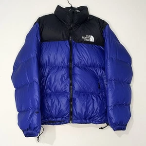 Rare NOS VTG The North Face 1996 Nuptse Down Jacket Size Large Aztec Blue NWT - Picture 1 of 24