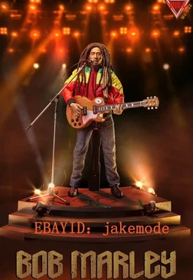 Win.c Studio 1/6 The Founder Of Reggae Music Bob Marley A Peace Advocate Singer - Imagem 1 de 4