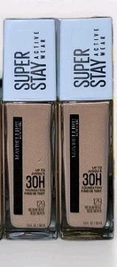 2x Maybelline Super Stay Full Coverage 1 Fl, 129 MEDIUM BEIGE - Picture 1 of 4
