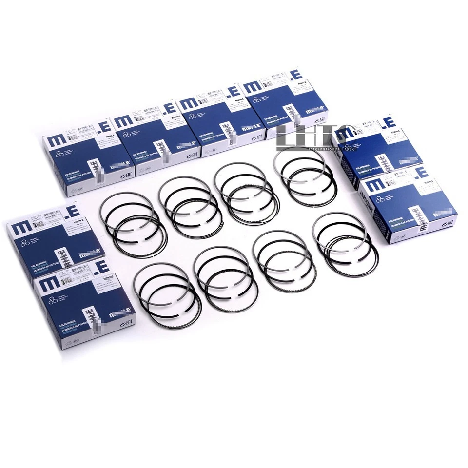 8pcs Piston Rings Set STD For Mercedes-Benz C63 S63 AMG W205 W222 M177 4.0 V8 - Image 1 of 4