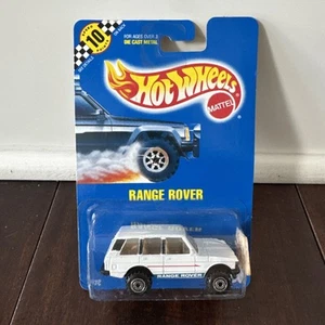 Hot Wheels Range Rover in White on Blue Card 103  - Picture 1 of 2