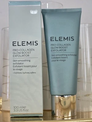 Elemis Pro Collagen Glow Boost Exfoliator 3.3oz / 100ml Exprtn Date 2027 New Box - Image 1 of 4