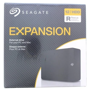 Seagate Expansion External Hard Drive 12TB HDD - Picture 1 of 2