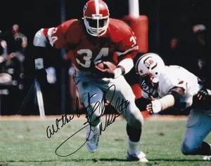 Herschel Walker 1982 Heisman Trophy SIGNED 8x10 PHOTO AUTOGRAPHED - Picture 1 of 1