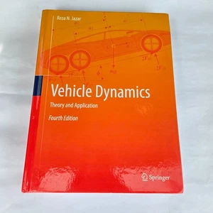 Vehicle Dynamics Theory and Application Fourth Edition Springer - Picture 1 of 5