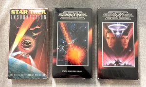 VHS Lot Star Trek V: The Final Frontier The Undiscovered Country Insurrection - Bild 1 von 4