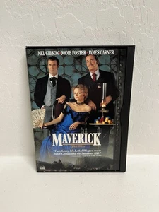 Maverick (DVD, 1994) Snapcase Nice Clean Case & Disc Tested Works Great - Picture 1 of 6