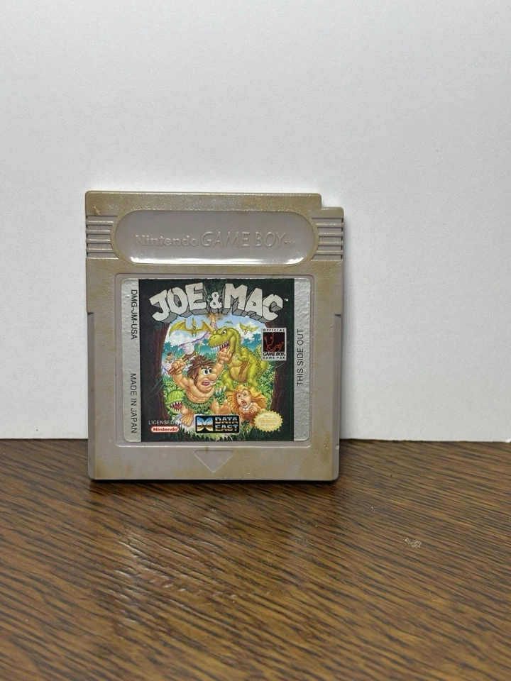 Joe & Mac Nintendo Game Boy 1993 Cartridge Made in Japan Tested Free Shipping - Image 1 of 4