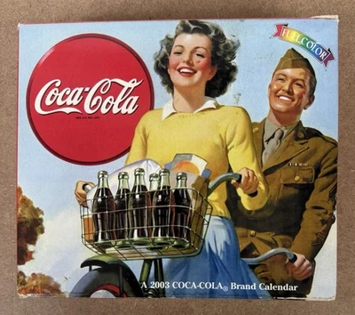 2003 Coca-Cola календарь Coke стол календарь в коробке - Изображение 1 из 2