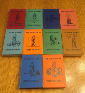 1940's- Collier's Junior Classics- The Young Folks Shelf of Books 1-10 Complete - Bild 1 von 21