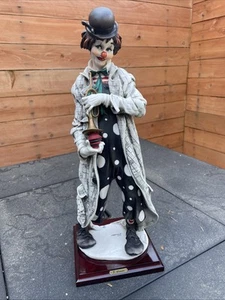 Giuseppe Armani - The Musical Clown Figurine 18 In With Box excellent condition - Picture 1 of 24
