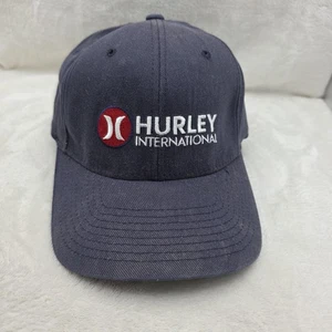 Gorra Hurley International Ajustada Para Hombre Azul Marino Flexfit Logo Skate Surf Estilo - Imagen 1 de 9