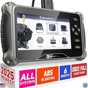 OBD2 Scanner Car Code Reader, All Systems Diagnostic Tool with 6 Resets - Picture 1 of 6