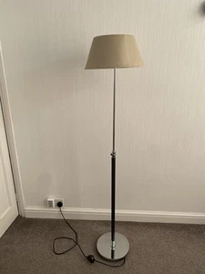 Porta Romana Standard lamp Adjustable Height MFL/01 Brown Leather Stitched Pole - Picture 1 of 18