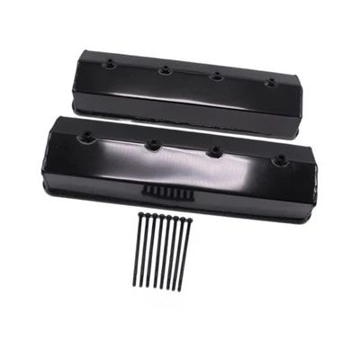 Valve Covers Set Fabricated Tall Valve Covers Car Long Bolts Trucks Vehicles - Image 1 of 4