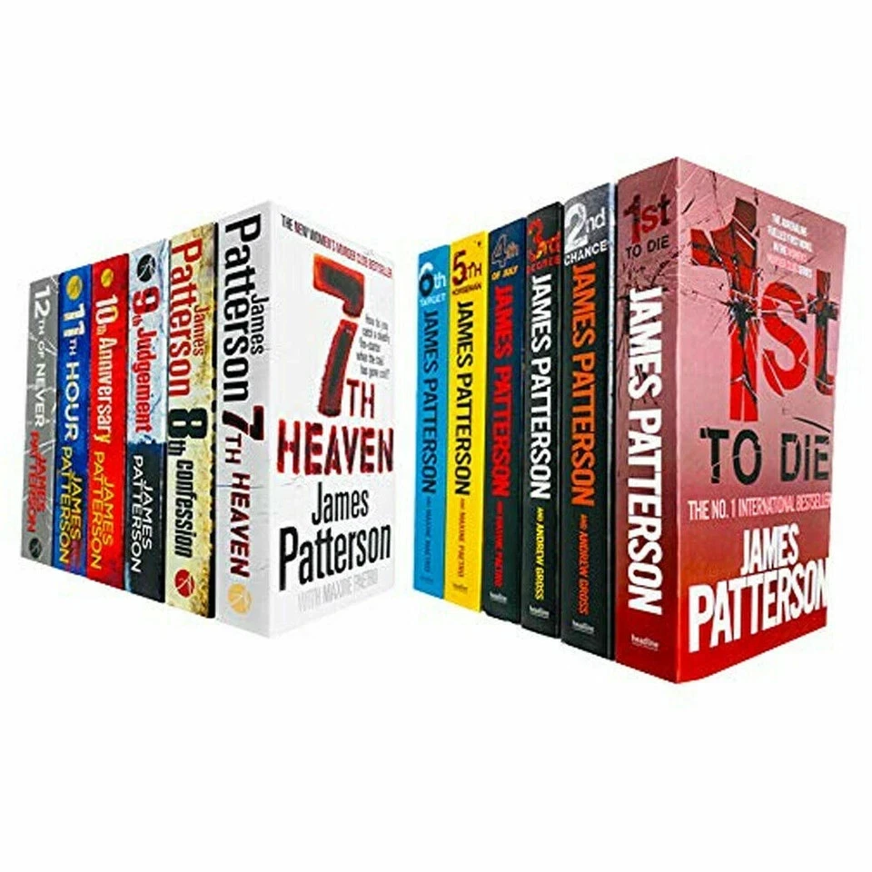 James Patterson Collection 8 Books Set - 63.92(8th Confession 7th Heaven 3r