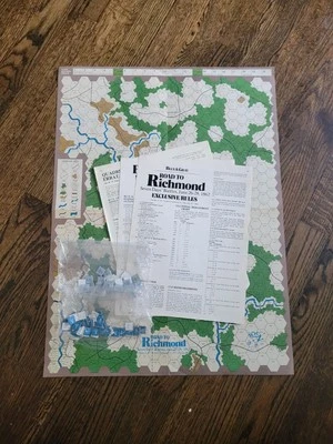1977 Strategy & Tactics Road To Richmond Civil War Strategy Folio Game - READ  - Image 1 of 4