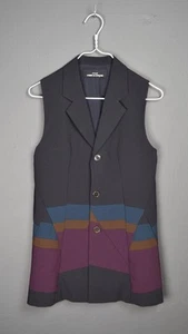 Comme Des Garcons Tricot 1996 Colorblock Wool Vest S size - Picture 1 of 11