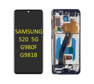 Display für Samsung Galaxy S20 5G SM-G980F  G981B   Bildschirm  mit Rahmen - Bild 1 von 4